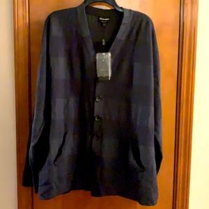 Mens Giorgio Armani light weight button up sweater